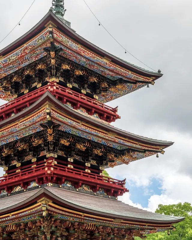 成田山新勝寺の三重塔