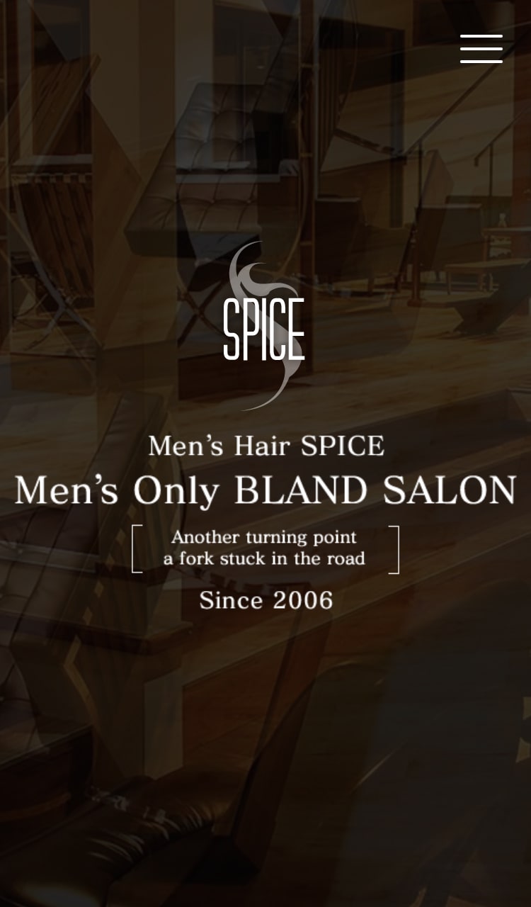 Men's Hair SPICE（メンズヘアースパイス）スマホサイト